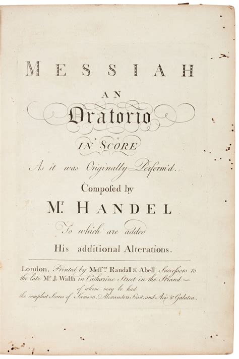 messiah handel libretto